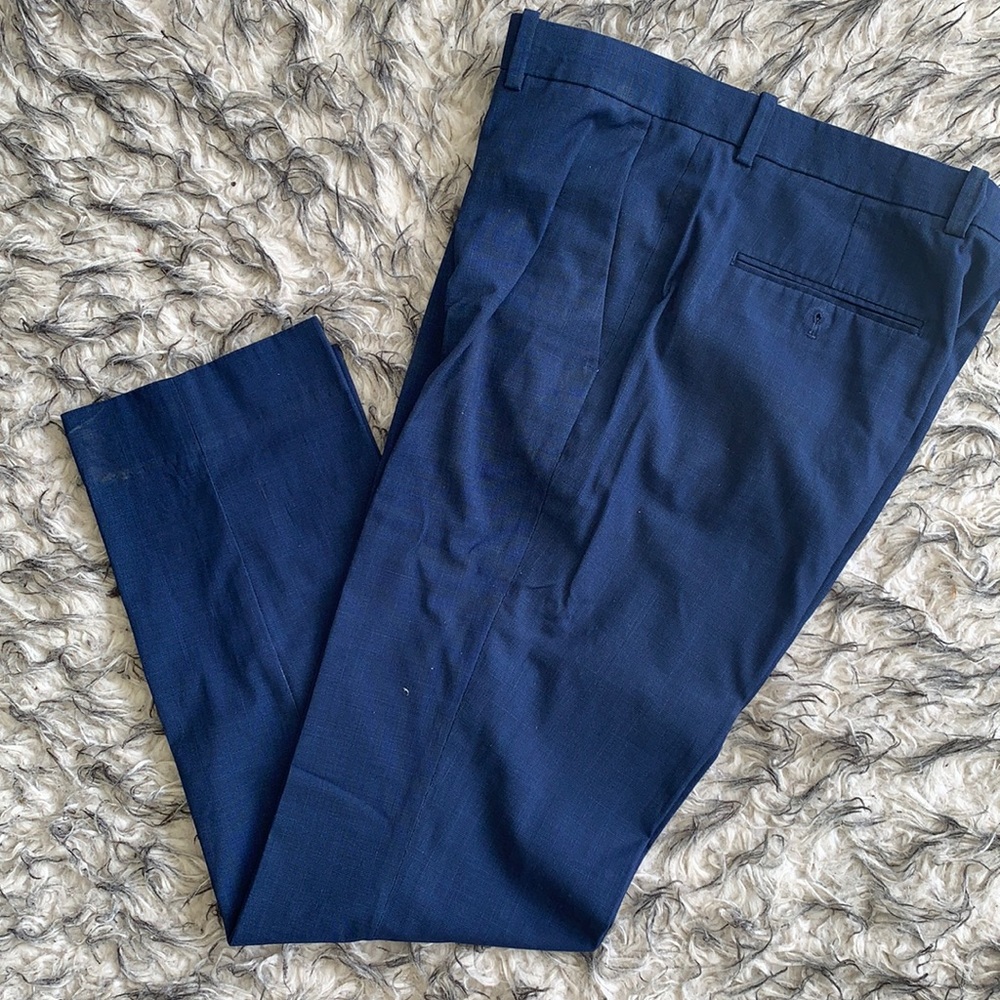 Perry Ellis navy blue suit pants